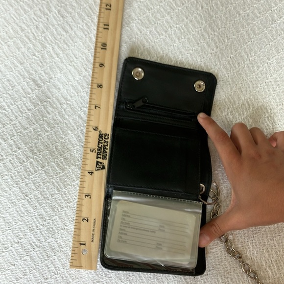 ☠️ Black Trifold Wallet with Skull and Cross ☠️ - Picture 13 of 13